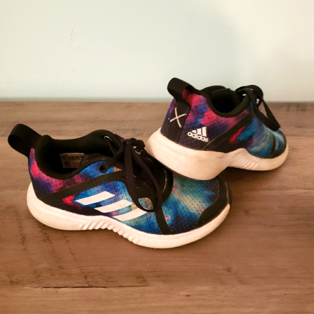 Girls Adidas tie dye sneaker
